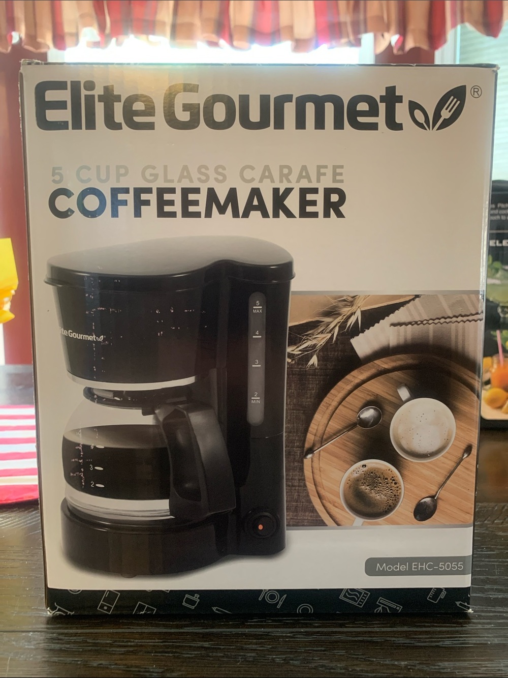 NEVER USED! Black 5-Cup Glass Carafe Coffeemaker